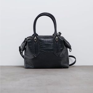 Zara rocker crossbody bag black